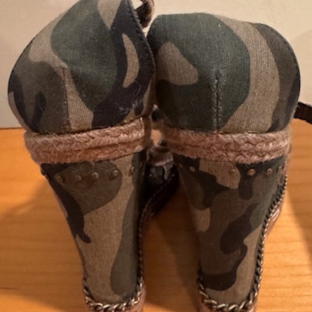 Naughty Monkey Platform Wedges-Camo Pattern - image 4